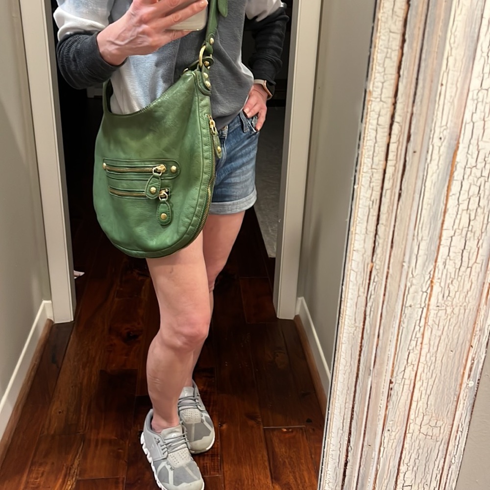 Leather cross body by Linea Pelle